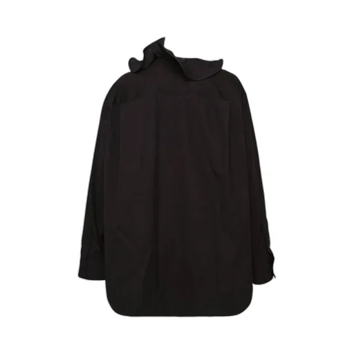 Ruffle Detailed Poplin Shirt