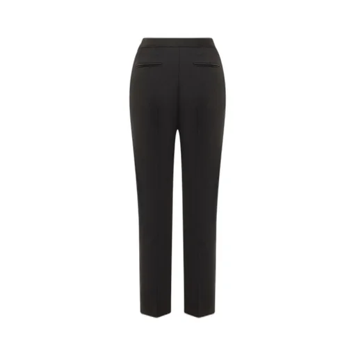 Logo Printed Pleated Trousers