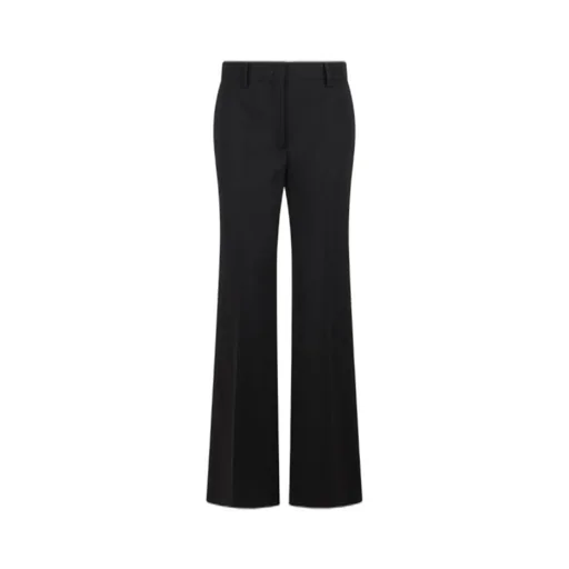 High Waist Straight Leg Trousers