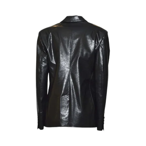High Shine Asymmetric-Zip Jacket