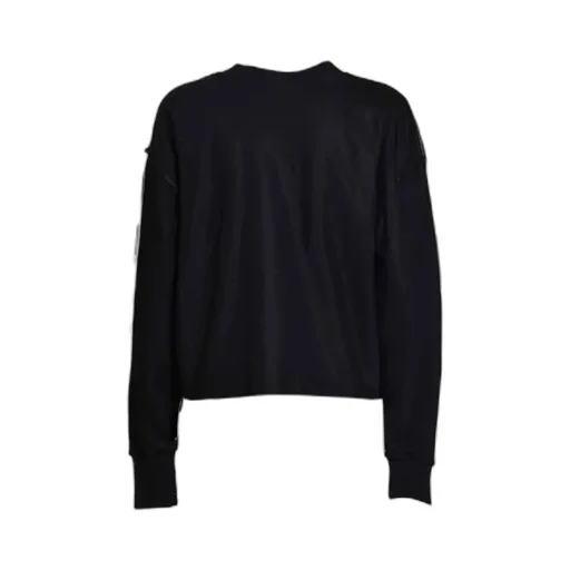 Ruffled Crewneck Sweatshirt