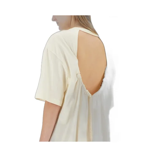 Logo Patch Drawstring Dress