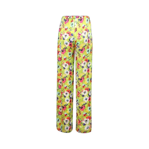 Floral Printed Wide-Leg Trousers