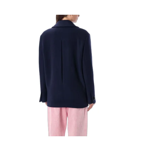 Double-Breasted Long-Sleeved Jacket