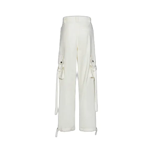 Mid Rise Cargo Trousers