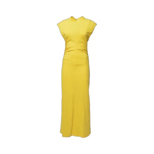 Logo Embroidered Midi Dress