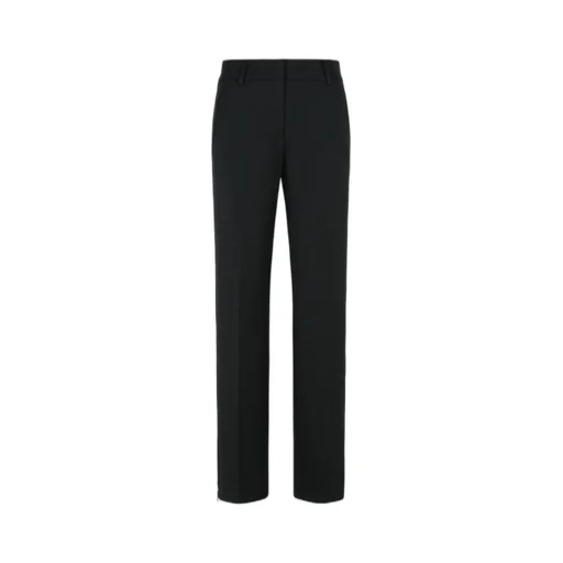 Side-Zip Mid-Rise Trousers