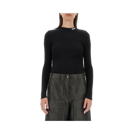 Stretch Ribbed Jumper