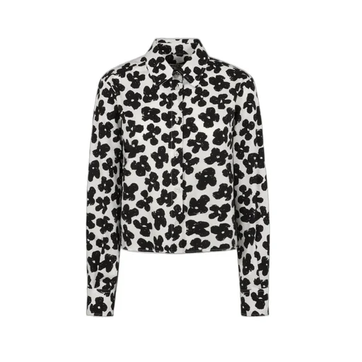 Floral-Print Button-Up Shirt