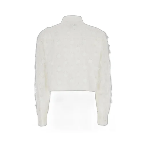 Embroidered Detail Cropped Shirt