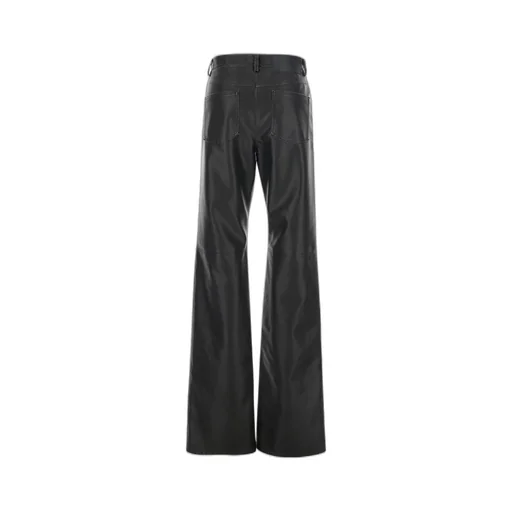 Straight Leg Mid-Rise Trousers