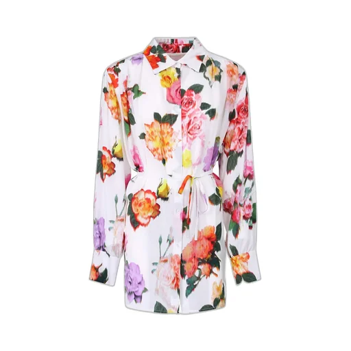 Floral Printed Classic Collar Shirt