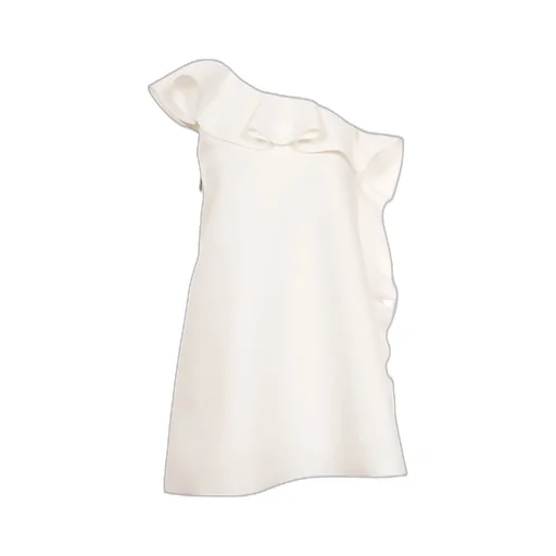 One-Shoulder Ruffled Mini Dress