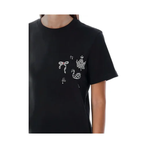 Graphic Embroidered Crewneck T-Shirt
