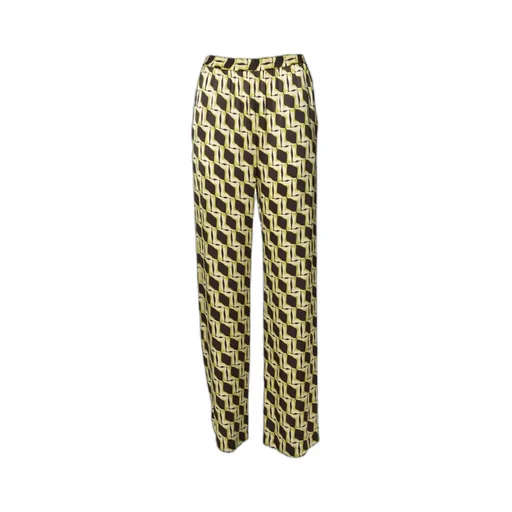Geometric Printed Straight Leg Pants