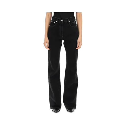 High Waist Straight Leg Jeans