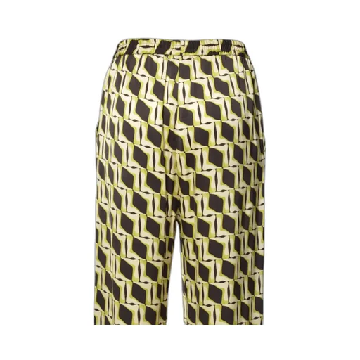 Geometric Printed Straight Leg Pants