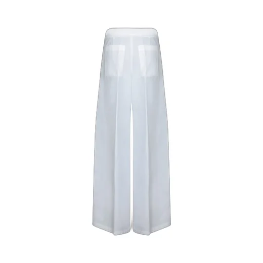 High-Waist Pleated Palazzo Pants