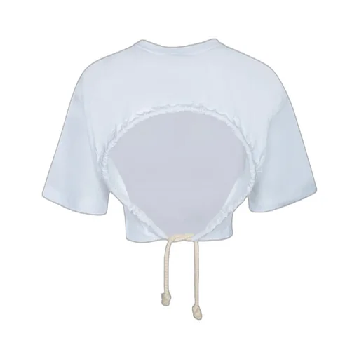 Open-Back Self-Tie T-Shirt