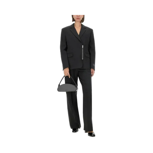 Logo Patch Zipped Blazer