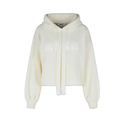 Drawstring Knitted Hoodie