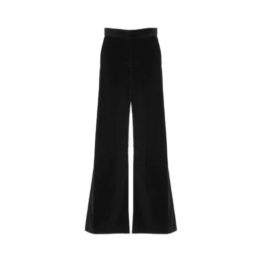 High Waist Velvet Trousers