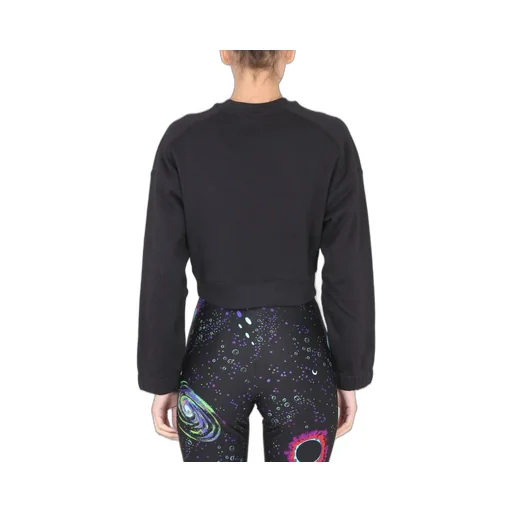 Logo-Printed Cropped Sweatshirt