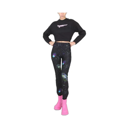 Logo-Printed Cropped Sweatshirt