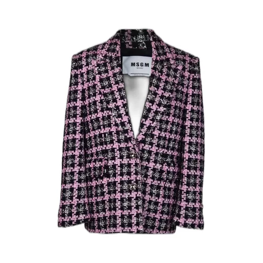 Single-Breasted Tweed Blazer