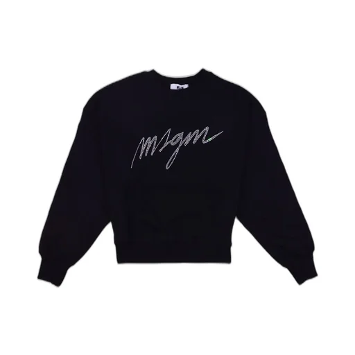 Logo Embellished Crewneck Sweatshirt