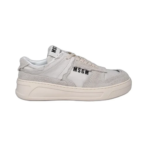 Logo Printed Panelled Sneakers