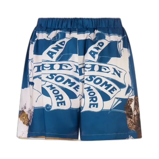 All-Over Printed Mini Shorts