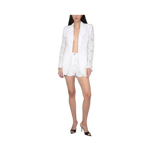Logo-Patch Elasticated Waistband Laced Shorts