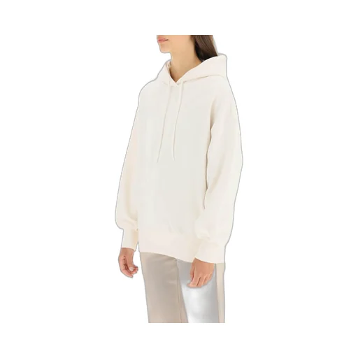 Logo Embossed Drawstring Hoodie