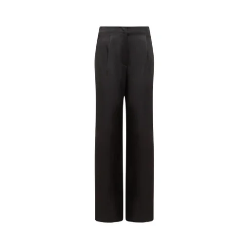 High-Waist Long Length Satin Pants