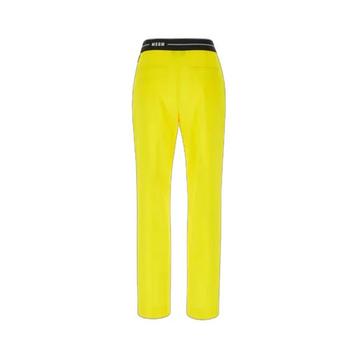 Logo Waistband Tapered Trousers