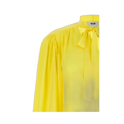 Bow Detailed Long-Sleeved Shirt