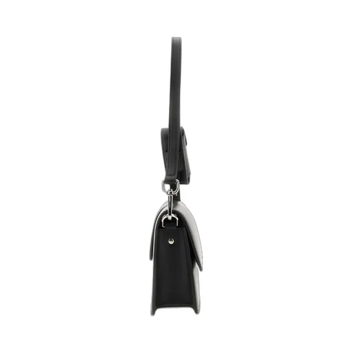 Logo Plaque Double Flap Shoulder Bag