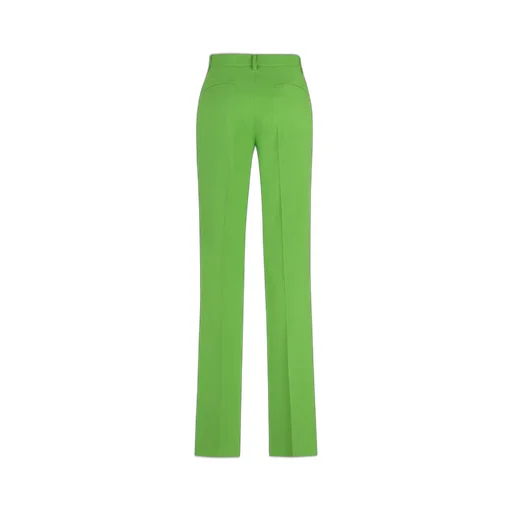 Straight-Leg Pleated Tailored Trousers