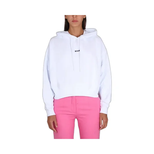 Logo Printed Drawstring Hoodie
