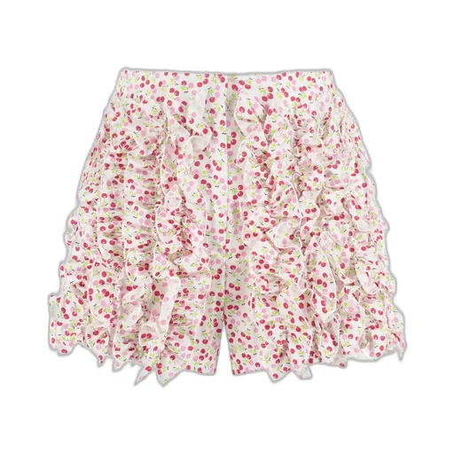 Cherry Print Mini Short
