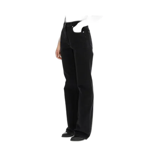 High Waist Straight Leg Jeans