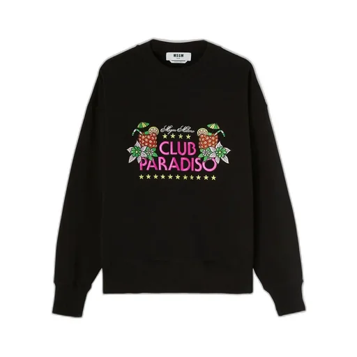 Graphic Printed Crewneck Sweatshirt