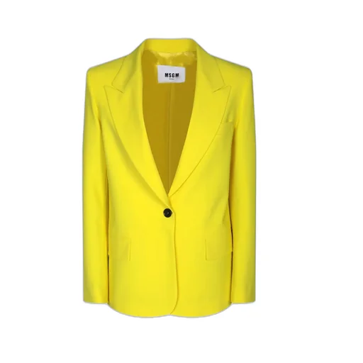 Single-Breasted Peak-Lapels Tailored Blazer