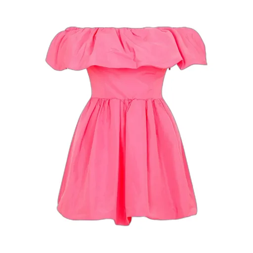 Ruffle Detailed Off Shoulder Dress