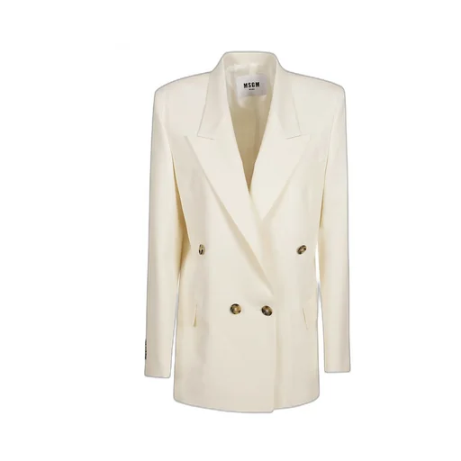 Double-Breasted Straight Hem Blazer