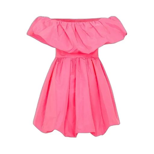 Ruffle Detailed Off Shoulder Dress