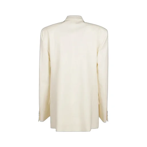 Double-Breasted Straight Hem Blazer