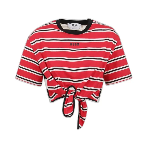Tie-Waist Cropped T-Shirt