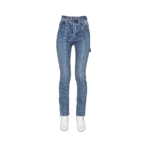 Paint Splatter Skinny Jeans